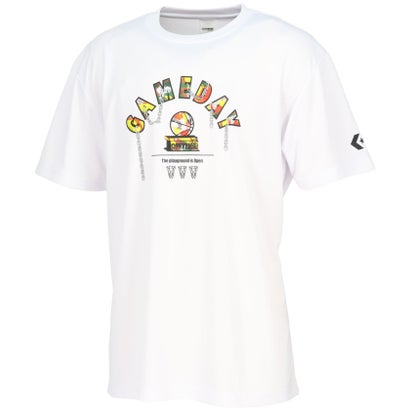 コンバース CONVERSE コンバース CONVERSE バスケット プリント T シャツ CB251364 （1900 ブラック）