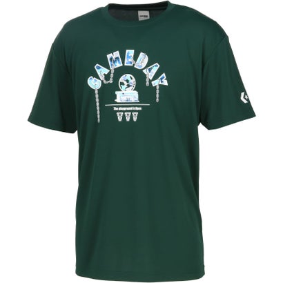 コンバース CONVERSE コンバース CONVERSE バスケット プリント T シャツ CB251364 （4700 D.グリーン）