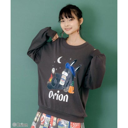 スカラー ScoLar orion×ScoLar 星降る森のオリオンビールタイム柄PO （チャコールグレー）