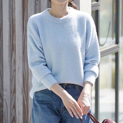 ヴィリーナ VIRINA 【ふわもこ・洗える・チクチクしない・軽い】メイラニット （ペールブルー）