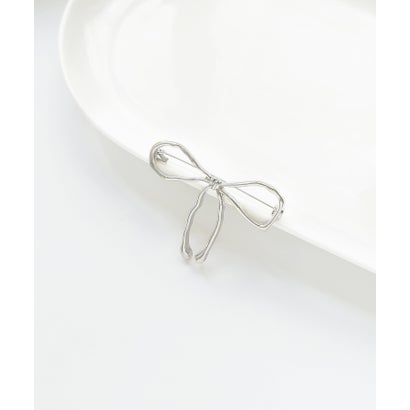 ドレスプラス DRESS+ 幅広いシーンで活躍するブローチ （シルバー）