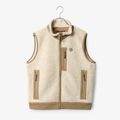 ダーバン D'URBAN 【D'URBAN GOLF 】ボアフリースベスト （ベージュ）