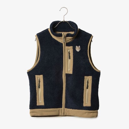 ダーバン D'URBAN 【D'URBAN GOLF 】ボアフリースベスト(Ladies) （ネイビー）