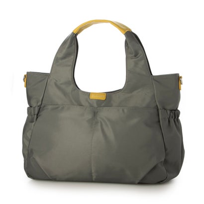 ビアデルトリトーネ Via Del Toritone 2way 中身が見やすいバイカラーくり手 Lサイズ （カーキ）