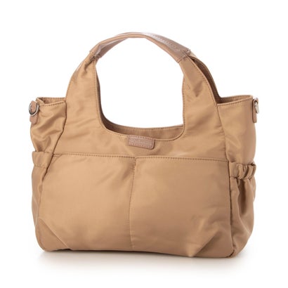 ビアデルトリトーネ Via Del Toritone 2way 中身が見やすいバイカラーくり手 Sサイズ （ベージュ）