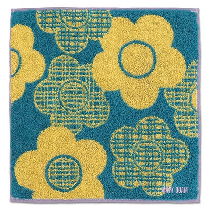 マリークワント MARY QUANT レトロチェック ミニタオル （グリーン）