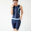 フィラ FILA 配色フルジップセパレート水着【返品不可商品】 (ネイビー)