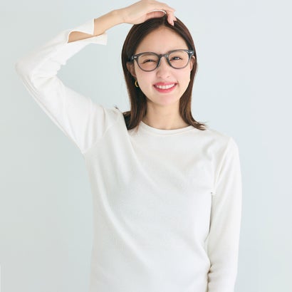 コカ coca リブクルーネックTシャツ （White）