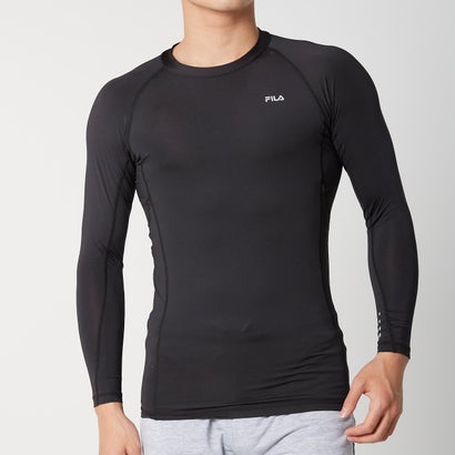 フィラ FILA DRY長袖クルーインナー （ブラック）
