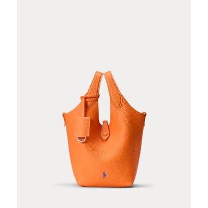ポロ ラルフ ローレン POLO RALPH LAUREN Polo Play レザー スモール トート & クロスボディ （800オレンジ）(4)