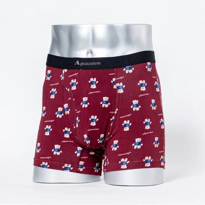 アクアスキュータム Aquascutum NEWAQボクサー/25FW/テディベア【返品不可商品】 （レッド）