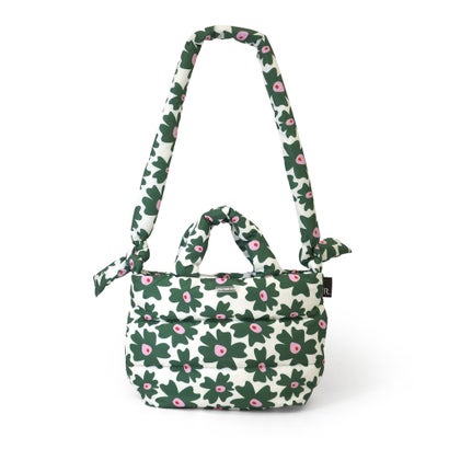 ルートート ROOTOTE トートバッグ レディース ショルダーバッグ 小さめ 斜めがけ 2way おでかけ FE.デリ.フラワーRTG-A 0696 （02 グリーン）(4)