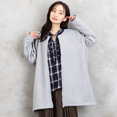 サブストリート マイスタンダード sabstreet my standard 【sabstreet bis】【web限定】 フクレジャガードショートコート （グレー）