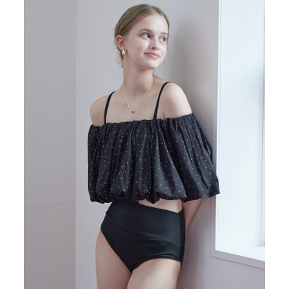 シードレス SEA DRESS 2wayバルーンスリーブビキニ/水着 【返品不可商品】 （ドット2）