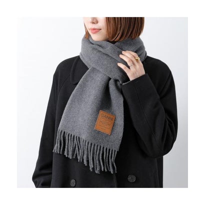 ガニー GANNI GANNI マフラー スカーフ Double Face Wool Solid Scarf （A6932/921/PalomaMelange）