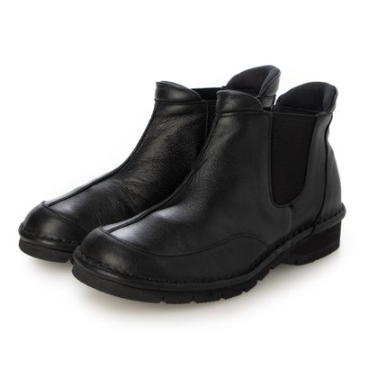 ミラスポーツ Milla sports 4E 柔らかレザー サイフドゴアコンフォートブーツ （ブラック）