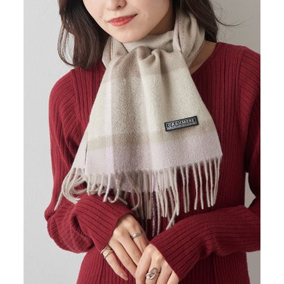 セットアップセブン SETUP7 カシミヤプチマフラー CLIR (モカ)