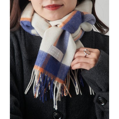 セットアップセブン SETUP7 ウールマフラー CLIR (オレンジ系その他2)