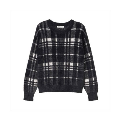 トーキョーシャツ TOKYO SHIRTS 【Pitta Re:)】 ニット フェザーチェック プルオーバー レディース （..