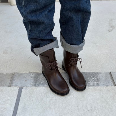 トミエコ Tomieco カジュアルブーツ デザインブーツ ミドル丈 （D/BROWN）