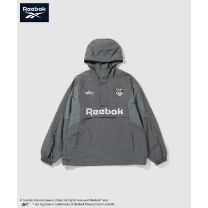 リーボック Reebok エンブレムナイロンアノラックジャケット （アイボリー）