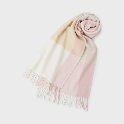 アンタイトル UNTITLED 【名品/定番人気】ウールチェックマフラー (ライトピンク(270))