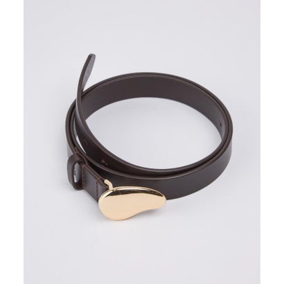 マーリエ ル カセット Maglie le cassetto オリジナルバックルベルト《Poire belt 2》 （モカチャ3）