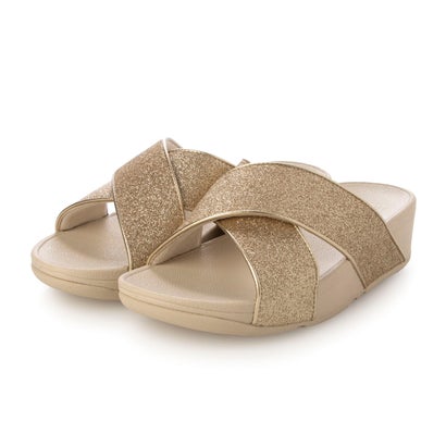 フィットフロップ fitflop fitflop（フィットフロップ）LULU グリッターダスト クロス スライド （ゴールド）
