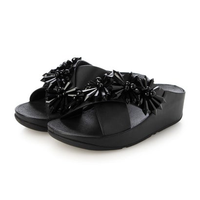 フィットフロップ fitflop fitflop（フィットフロップ）RUMBA スターバーストビーズ クロス スライド （ブラック）