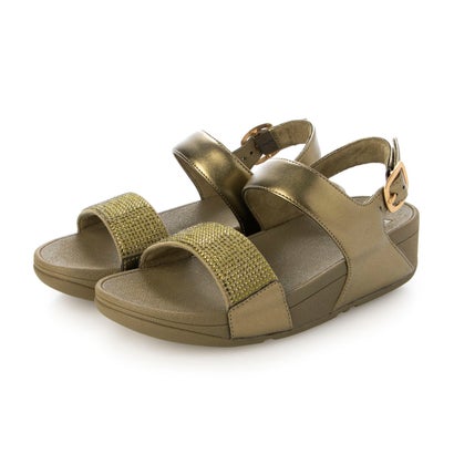 フィットフロップ fitflop fitflop（フィットフロップ）LULU クリスタル エンベリッシュド バックストラップ サンダル （カーキ）
