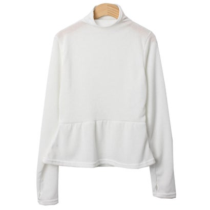 ビビッドレディ VIVIDLADY ラブリーフリルウォーマー長袖Tシャツ （アイボリー）