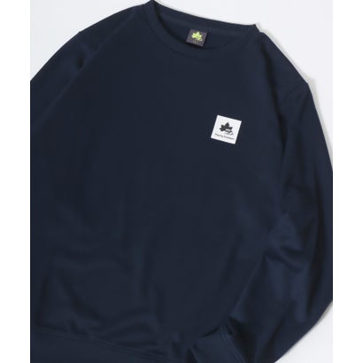 LOGOS/ロゴス 裏毛 ワンポイントボックスロゴ クルーネックスウェット レディース メンズ トレーナー ユニセックス シンプル