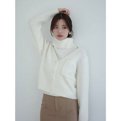 エイミーイストワール EIMY ISTOIRE ブークレニットセットアップ (OFF WHITE)