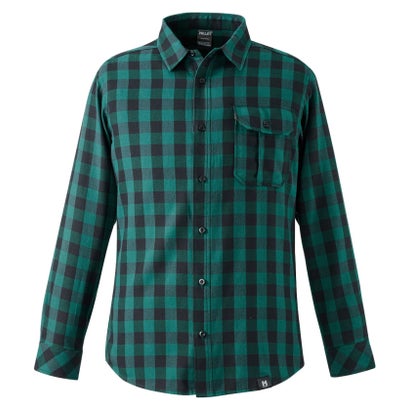 ミレー MILLET ミレー MILLET アウトドア THERMO CHECK SHIRT LS M 長袖シャツ ロングスリーブ トップ..