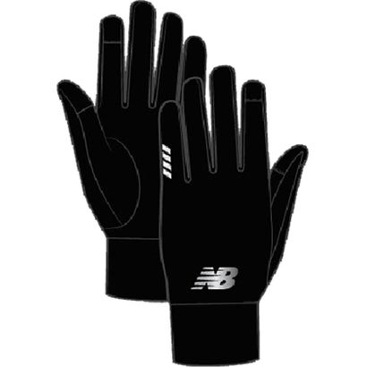 【交換・返品可能】/ニューバランス/New Balance/ファッション雑貨/手袋/ロコンド/ ニューバランス New Balance ニューバランス New Balance 53 Onyx Grid フリースグローブ 手袋 ランニング ジョギング 防寒 フリース素材 タッチスクリーン機能 （BK ブラック）