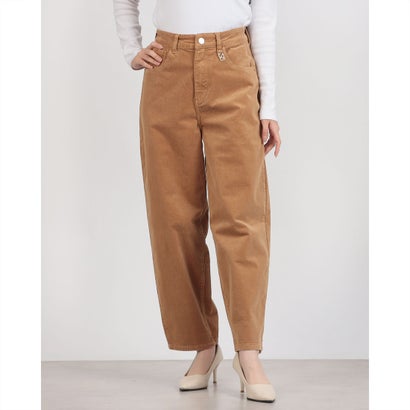 ガウディ GAUDI ストレッチコーデュロイキャロットパンツ （BROWN）