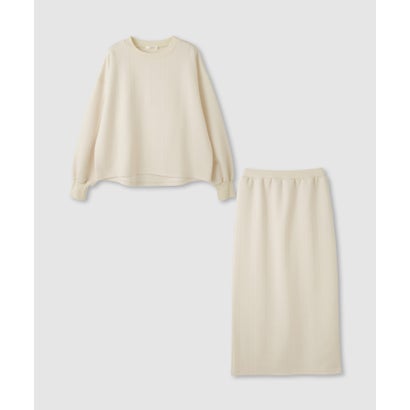 マックハウス Mac-House ジャガード柄セットアップ （アイボリー）