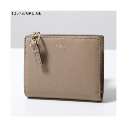 フルラ FURLA Furla 二つ折り財布 NUVOLA ヌヴォラ レザー （1257S/GREIGE-ブラウン）