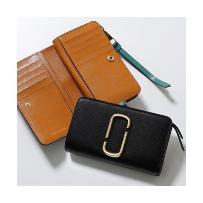 マーク ジェイコブス MARC JACOBS MARC JACOBS 財布 SNAPSHOT スナップショット M0013356 （012/BLACK-HoneyGingerMulti）