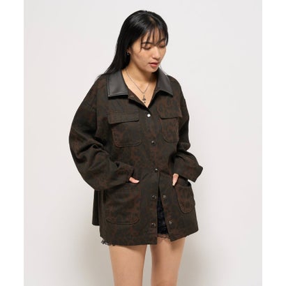 パル PAL 【WHO'S WHO gallery】レオパードカバーオール （darkbrown）