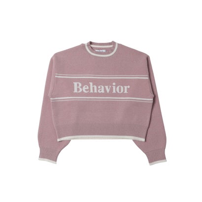 ラブトキシック Lovetoxic ロゴジャガードモチモチニット （ピンク）