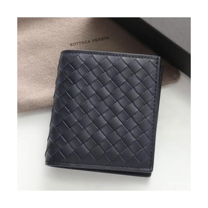 ボッテガヴェネタ BOTTEGA VENETA BOTTEGA VENETA 二つ折り財布 222338 V47W1 イントレチャート （8836/ネイビー）