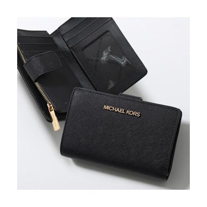 マイケルコース MICHAEL KORS MICHAEL KORS 二つ折り財布 JET SET TRAVEL 35F7GTVF2L （BLACK/ブラック）