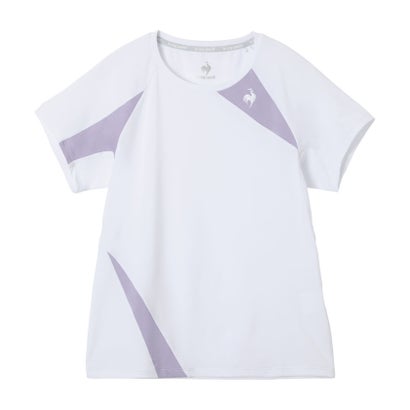 ルコックスポルティフ le coq sportif ルコックスポルティフ le coq sportif テニス 半袖ゲームシャツ LN5FHT12L （WH00 ホワイト）