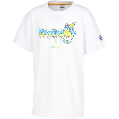 コンバース CONVERSE コンバース CONVERSE バスケット JR. プリント T シャツ CB452353 （1100 ホワイ..