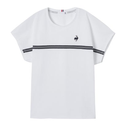 ルコックスポルティフ le coq sportif ルコックスポルティフ le coq sportif テニス 半袖ゲームシャツ LN5FHT20L （WH00 ホワイト）