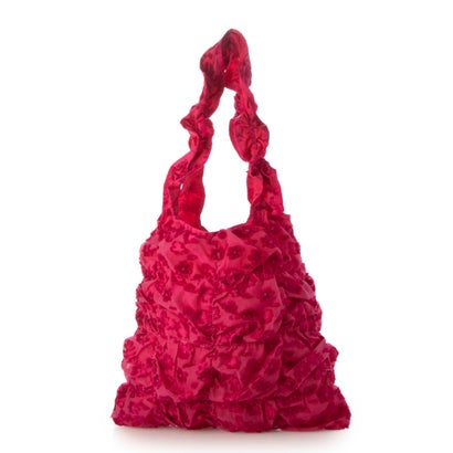 スリーフォータイム Three Four Time 【Casselini】ジャカードスクエアギャザートート （ピンク）