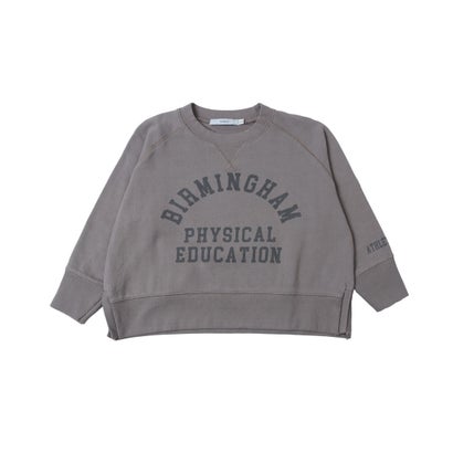 オムネス OMNES 裏毛スウェットサイドスリットプルオーバー （モカ）