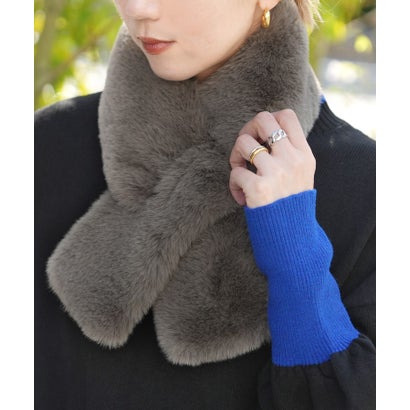 レカ reca 差し込みフェイクファーマフラー（ro-tp-528） （グレージュ）