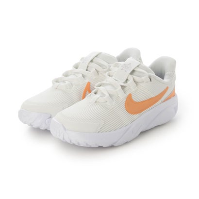 Sneakers - ナイキ NIKE DX7616 キッズ スターランナー4 スニーカー （ホワイト×アプリコット）